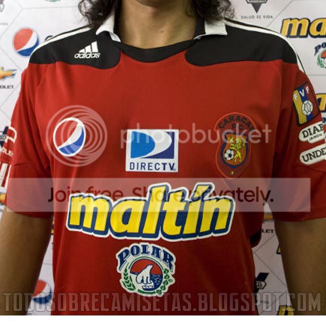 Nueva Camiseta Adidas del Caracas FC 10/11 - Todo Sobre Camisetas